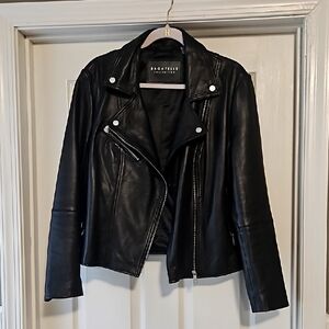 Bagatelle Women's Black Leather Jacket